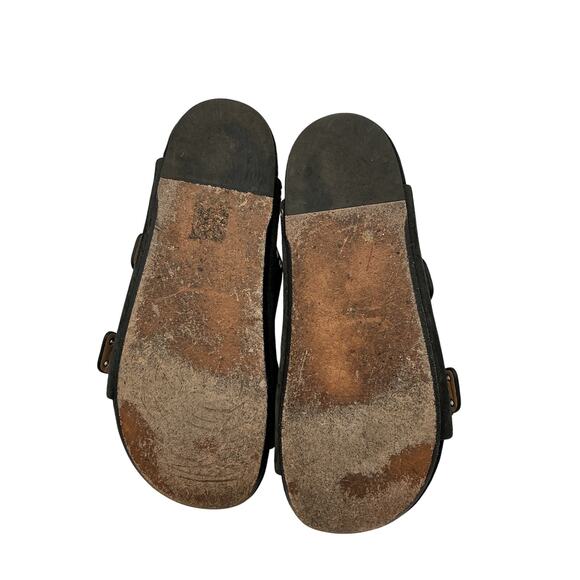 Isabel Marant 'Lennyo' Black Suede Slide Sandals Size 9 - Picture 5 of 5